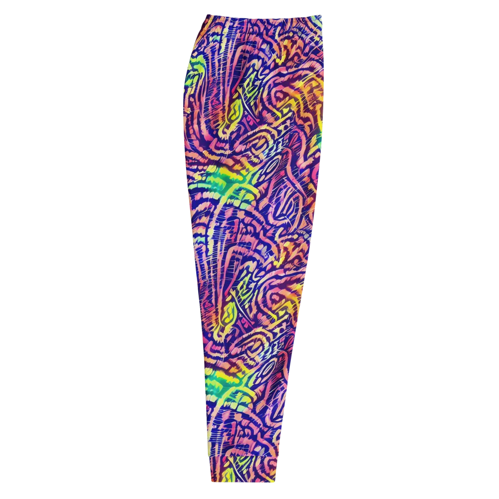 Acid Afterglow on Men's Joggers — Right