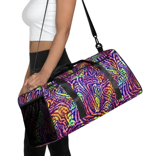 Acid Afterglow on a Duffle Bag