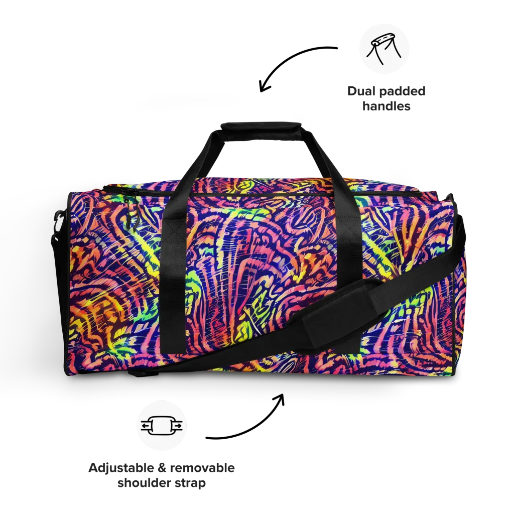 Acid Afterglow on Duffle Bag — Front