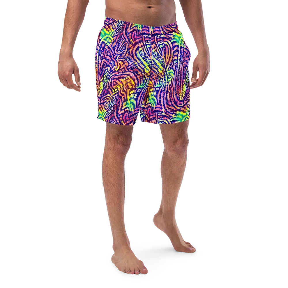 Acid Afterglow on Swim Trunks — Front