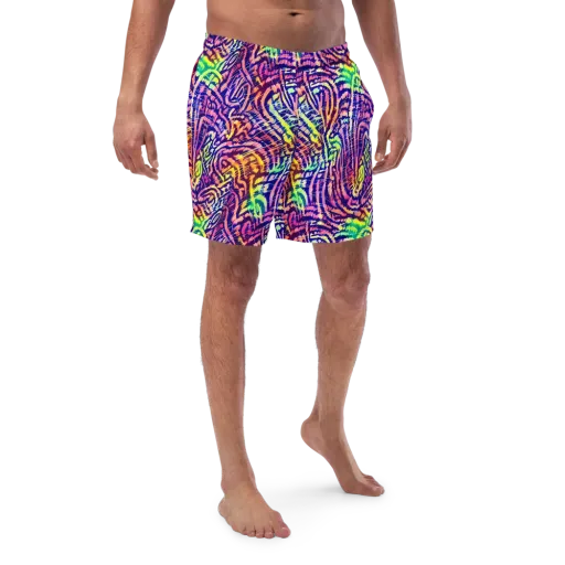 Acid Afterglow on a Swim Trunks