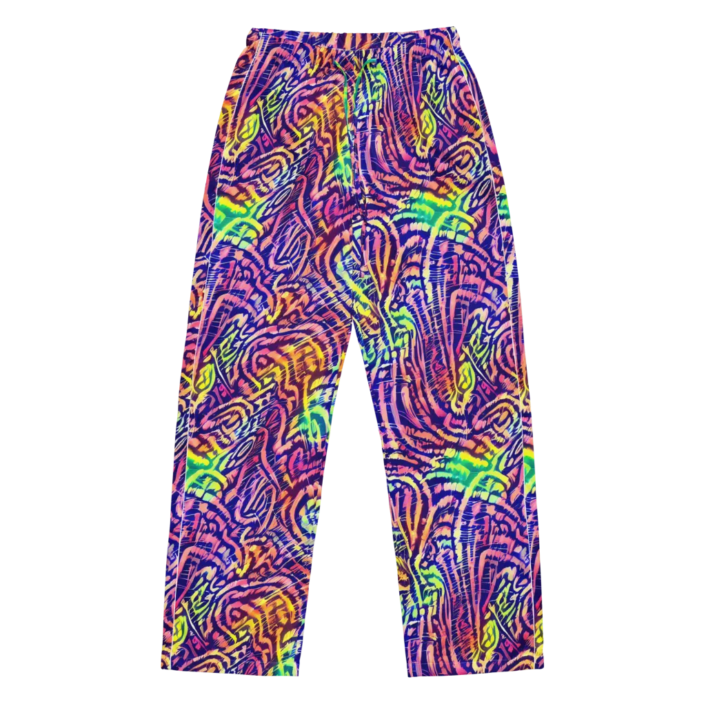 Acid Afterglow on Women's Pajama Pants — Front