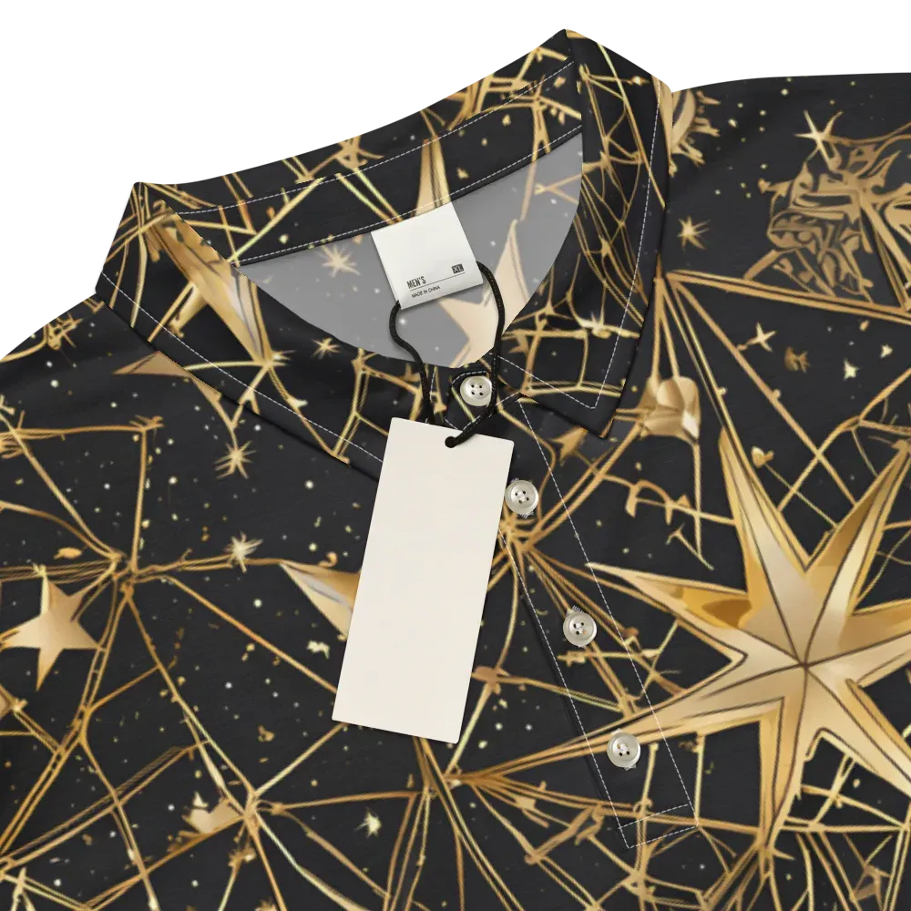 Midnight Orbit on Men's Slim Fit Polo Shirt — Product details