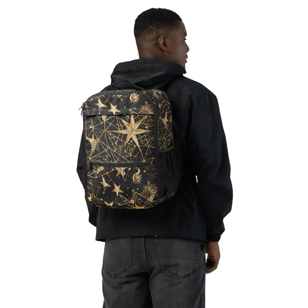 Midnight Orbit on Utility Backpack — Back