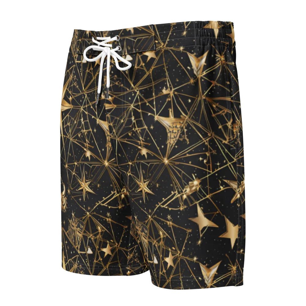 Midnight Orbit on Men's Board Shorts — Front