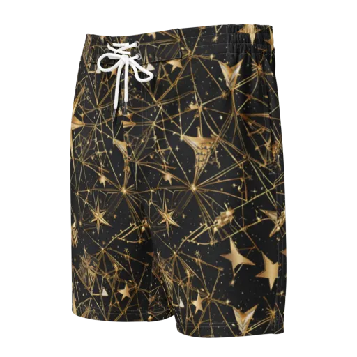 Midnight Orbit on a Men's Board Shorts