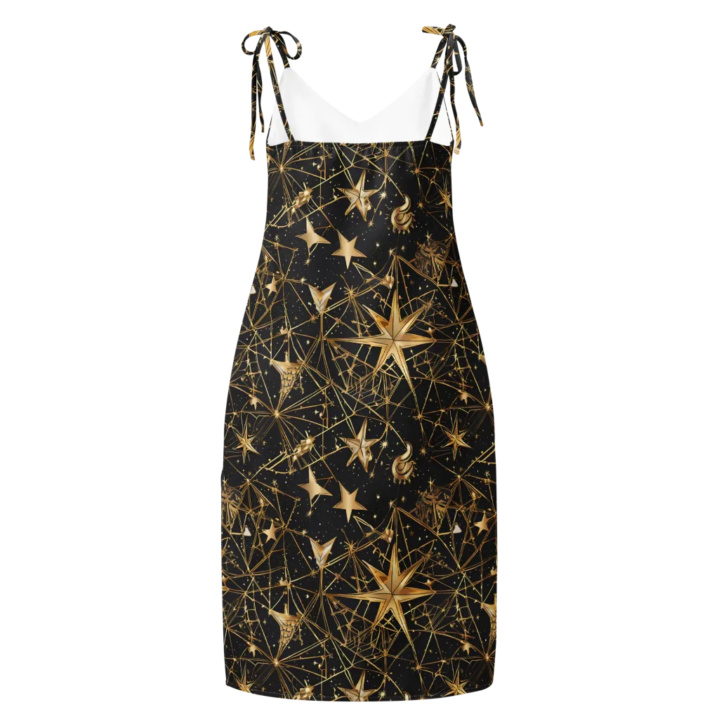 Midnight Orbit on Slip Dress — Back