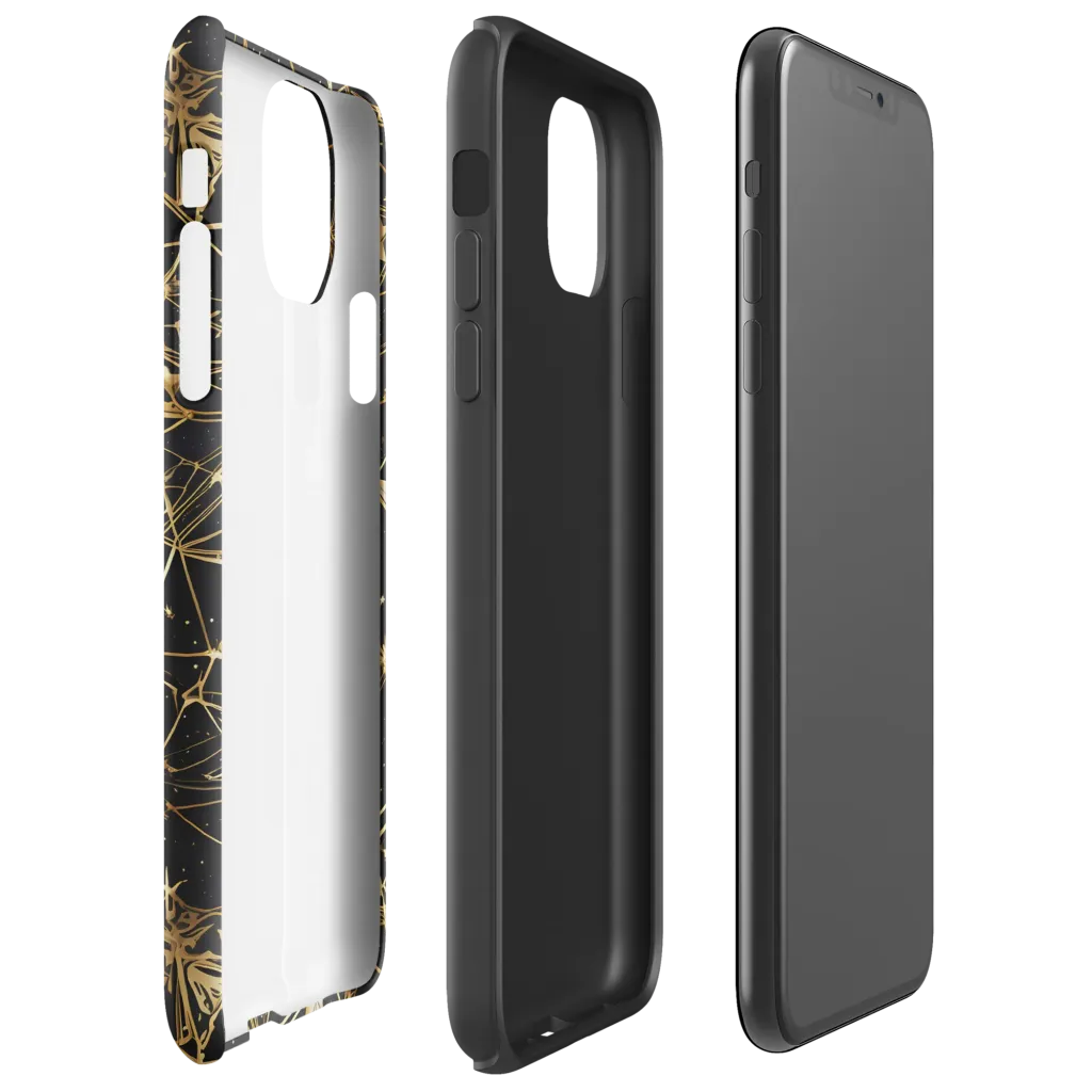 Midnight Orbit on Tough Case for iPhone® — Right