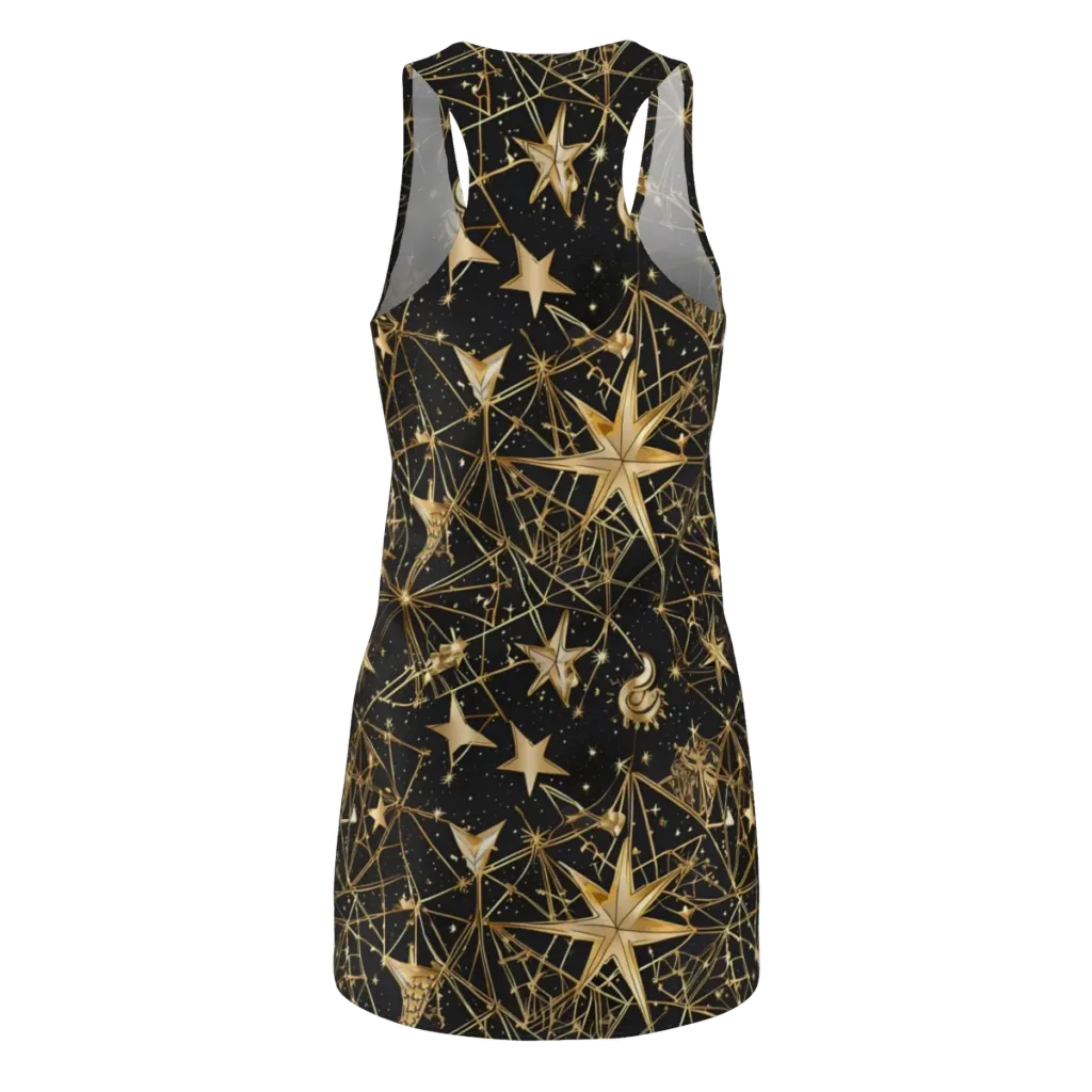 Midnight Orbit on Racerback Dress — Back
