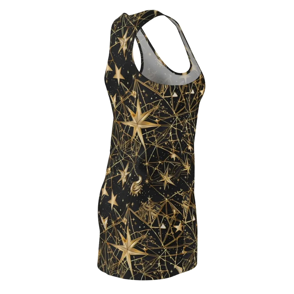 Midnight Orbit on Racerback Dress — Back Side