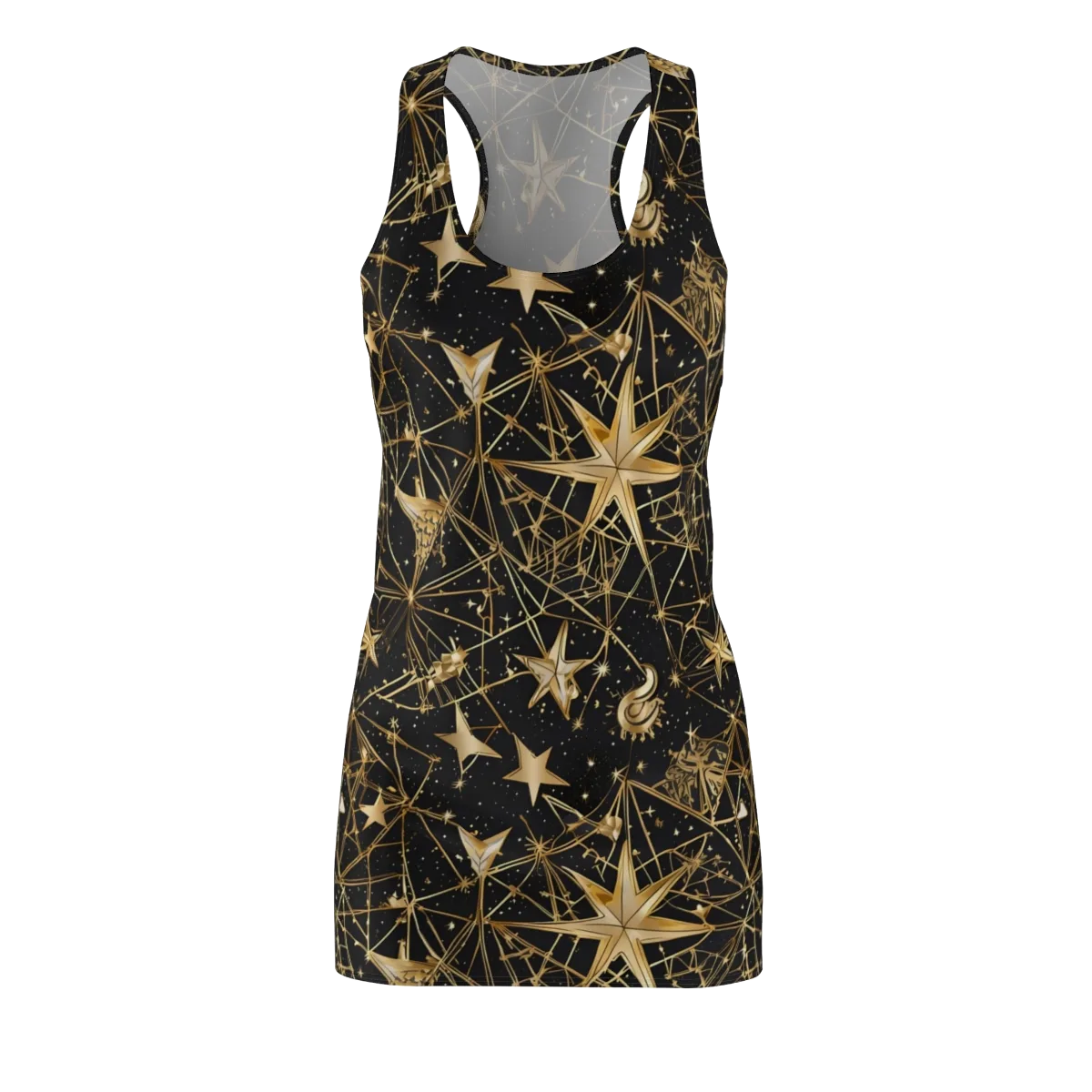Midnight Orbit on Racerback Dress — Front