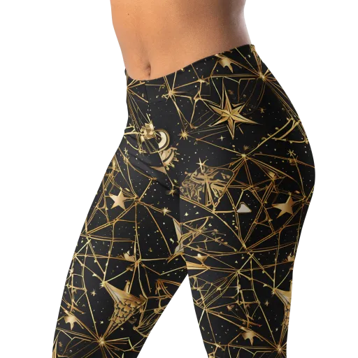 Midnight Orbit on a Leggings