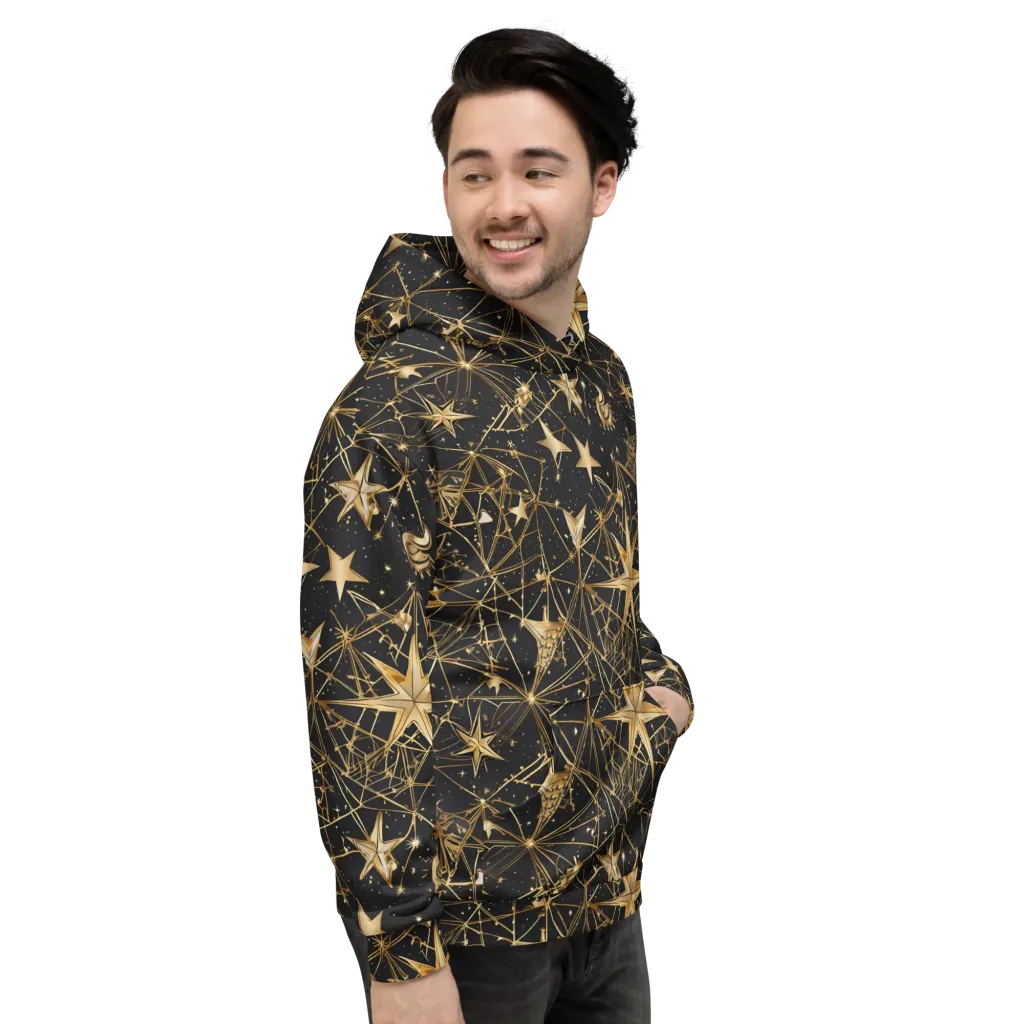 Midnight Orbit on Hoodie — Right