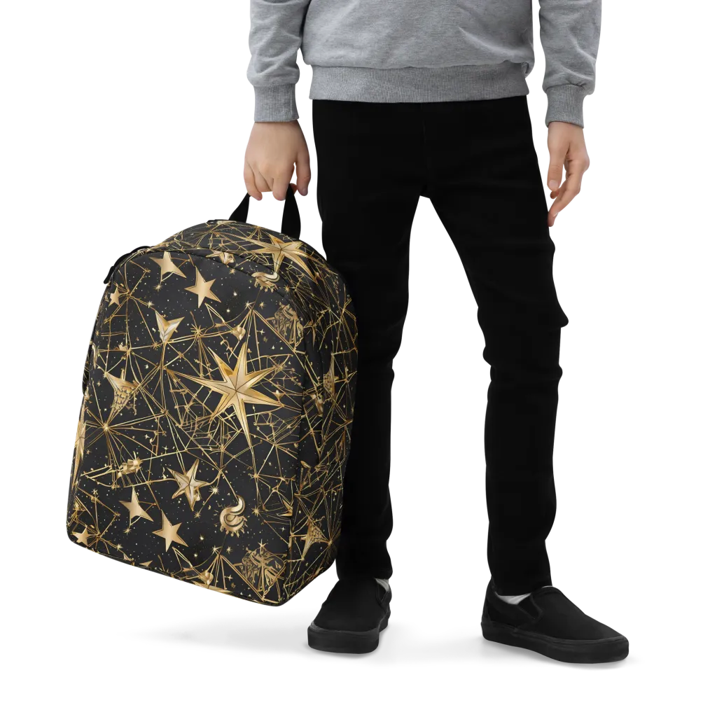 Midnight Orbit on Minimalist Backpack — Zoomed-in