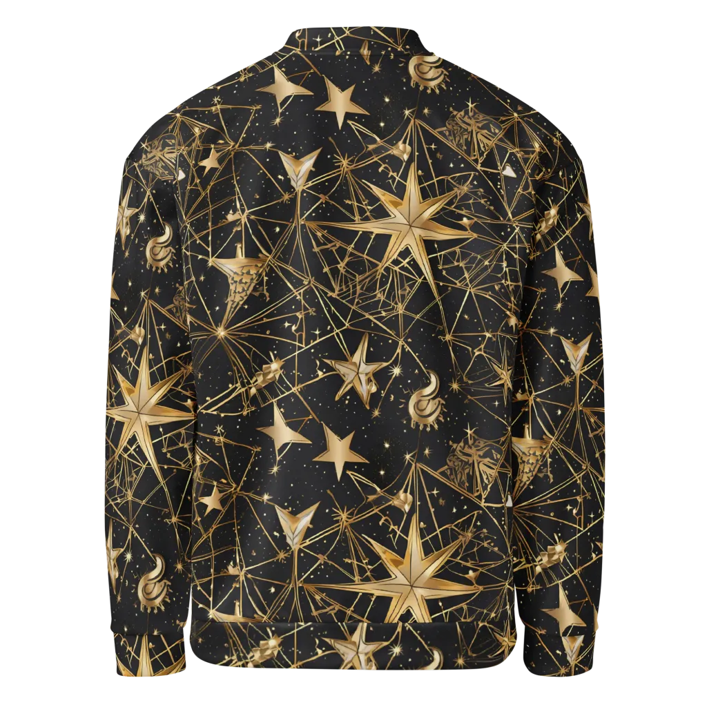 Midnight Orbit on Bomber Jacket — Back
