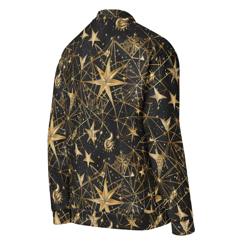 Midnight Orbit on Bomber Jacket — Right Back