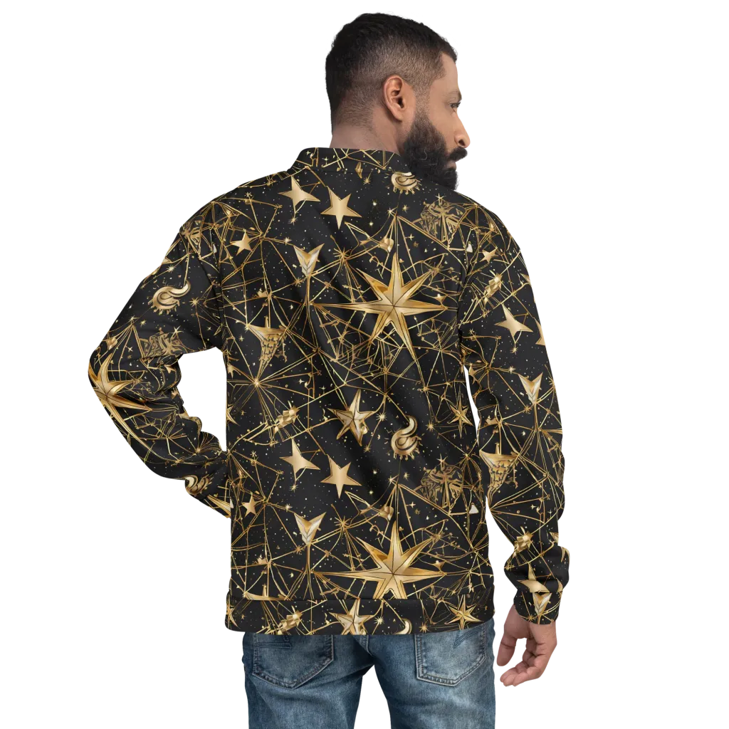 Midnight Orbit on Bomber Jacket — Back
