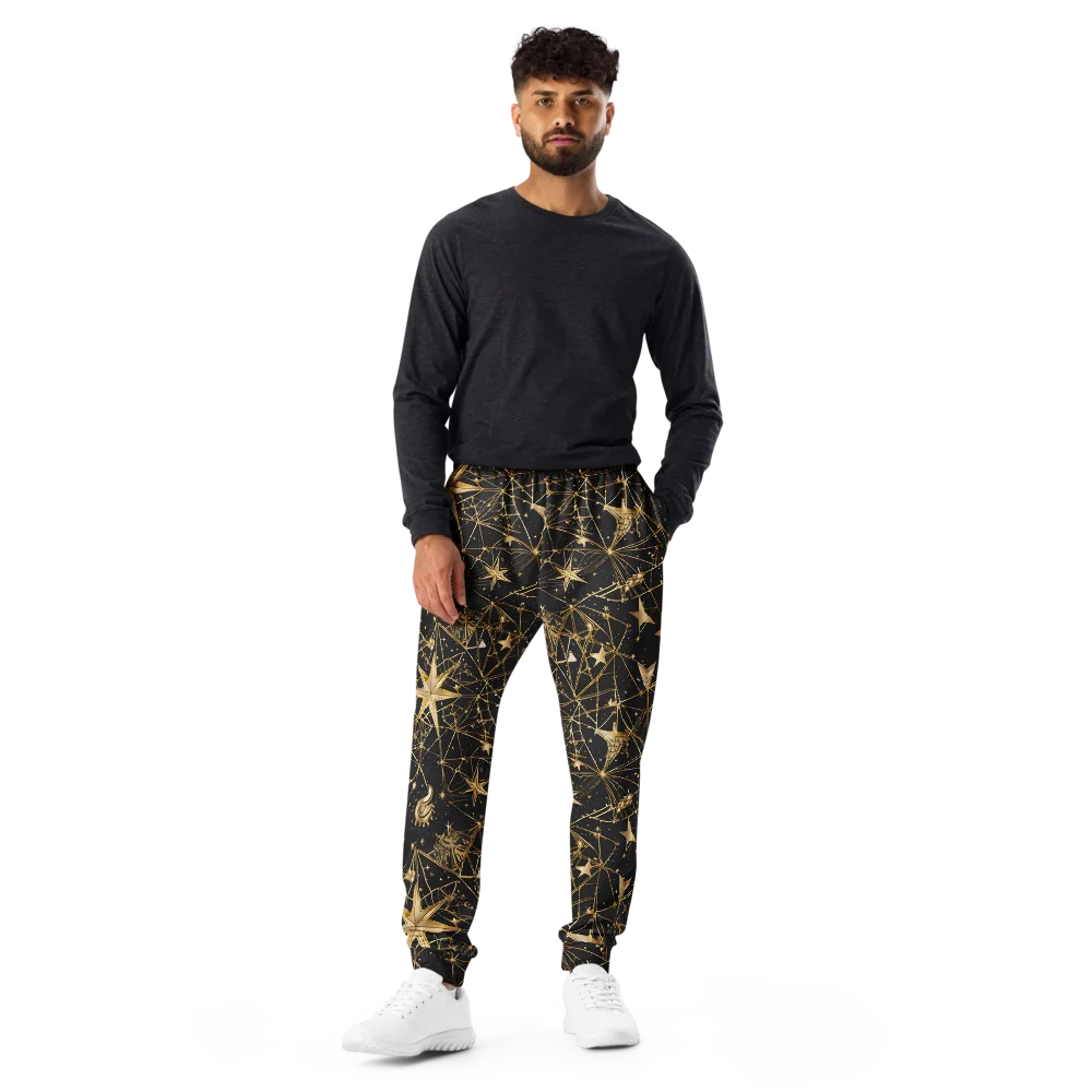 Midnight Orbit on Men's Joggers — Front
