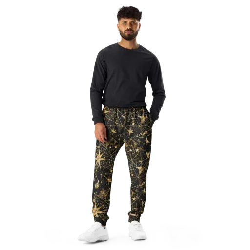 Midnight Orbit on a Men's Joggers