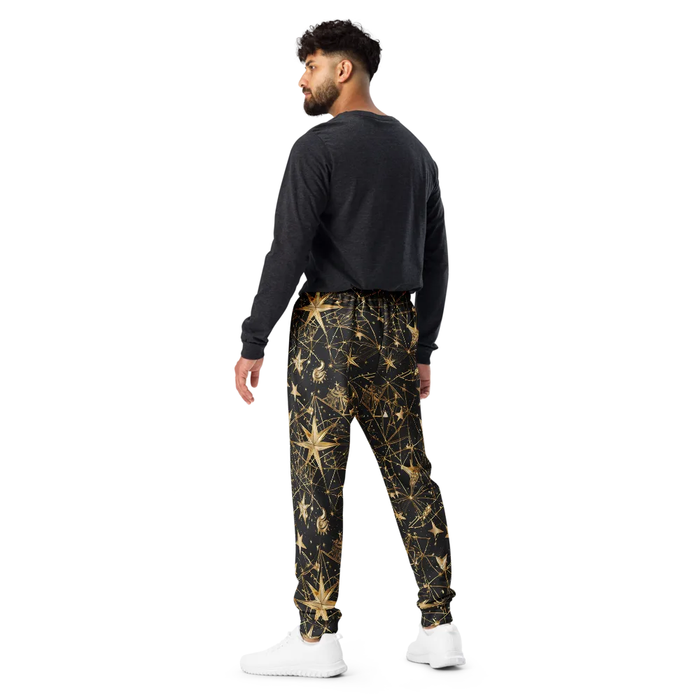 Midnight Orbit on Men's Joggers — Back