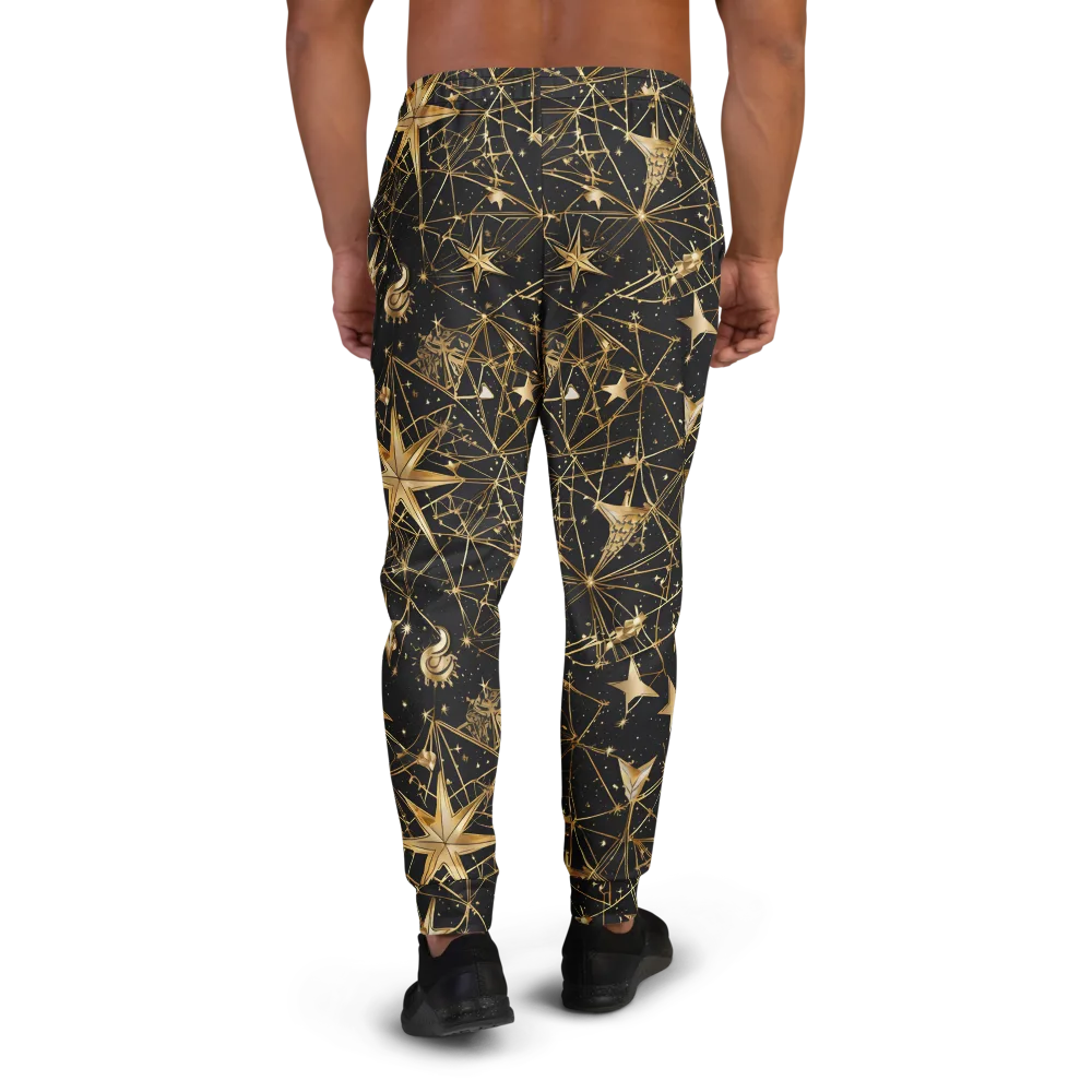 Midnight Orbit on Men's Joggers — Back