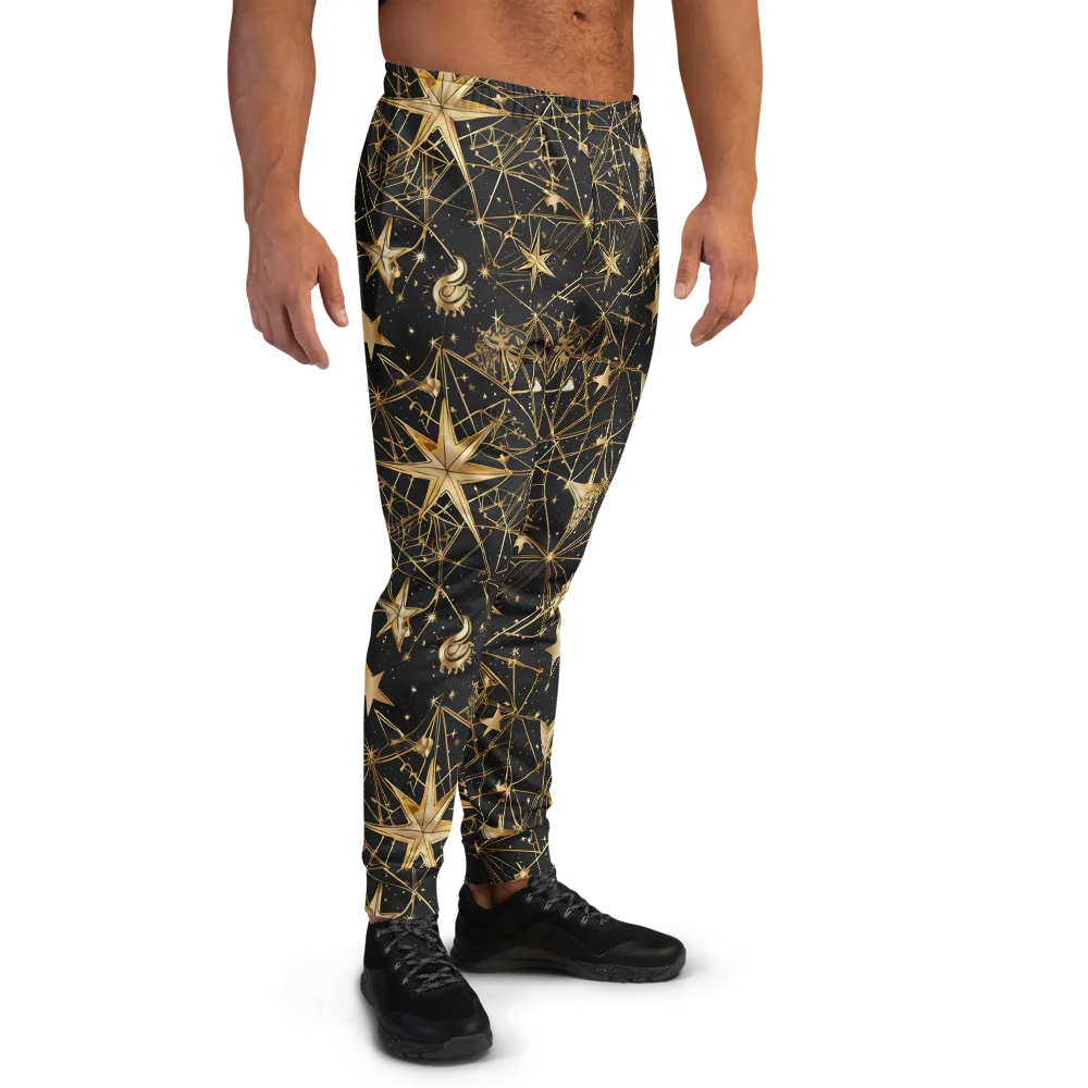 Midnight Orbit on Men's Joggers — Right