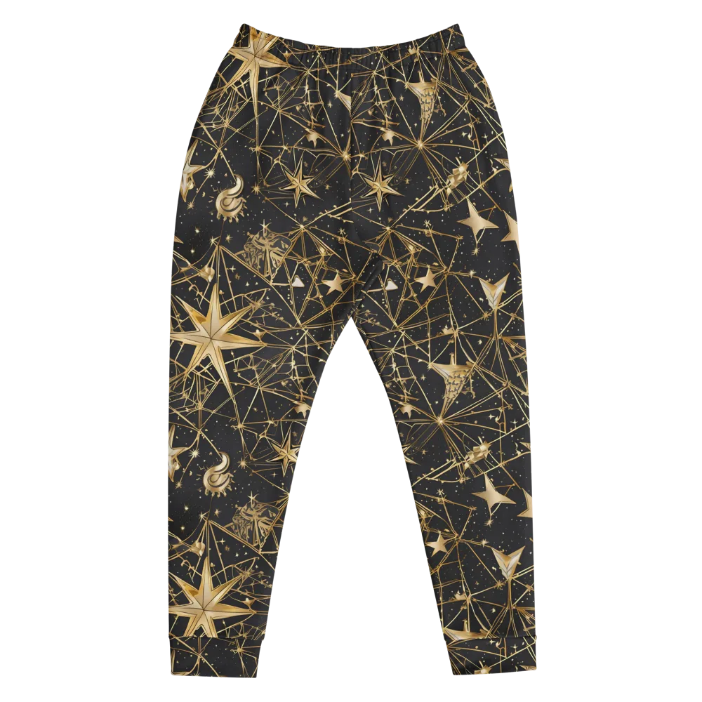 Midnight Orbit on Men's Joggers — Front