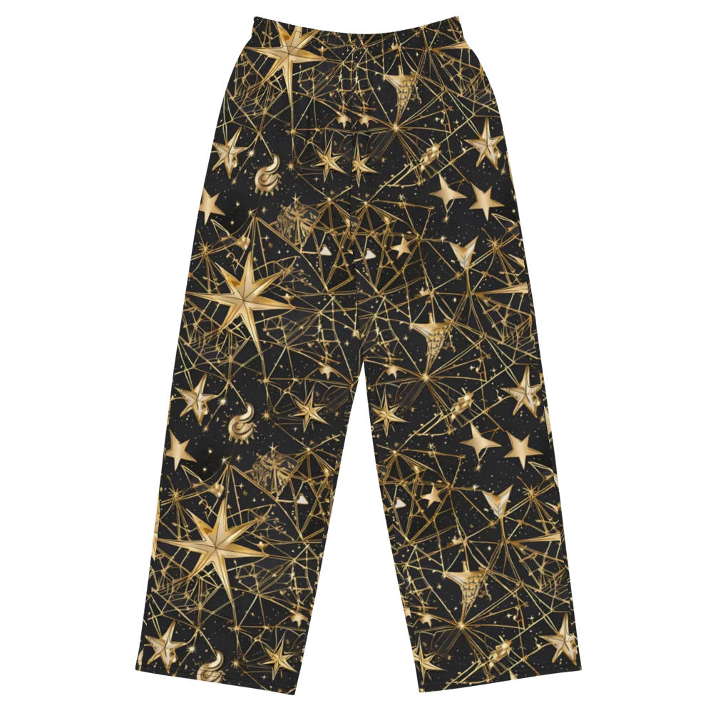 Midnight Orbit on Wide-Leg Pants — Front