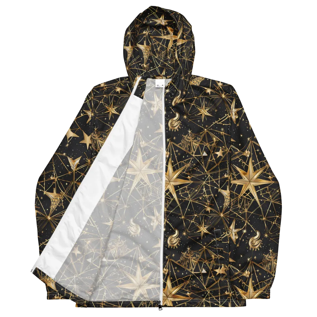 Midnight Orbit on Men's Windbreaker — Front
