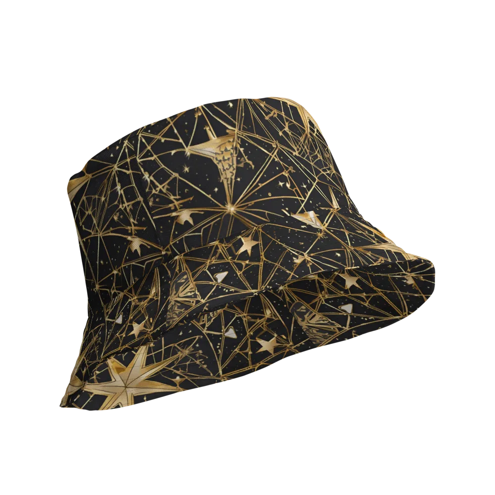 Midnight Orbit on Reversible Bucket Hat — Product details Outside