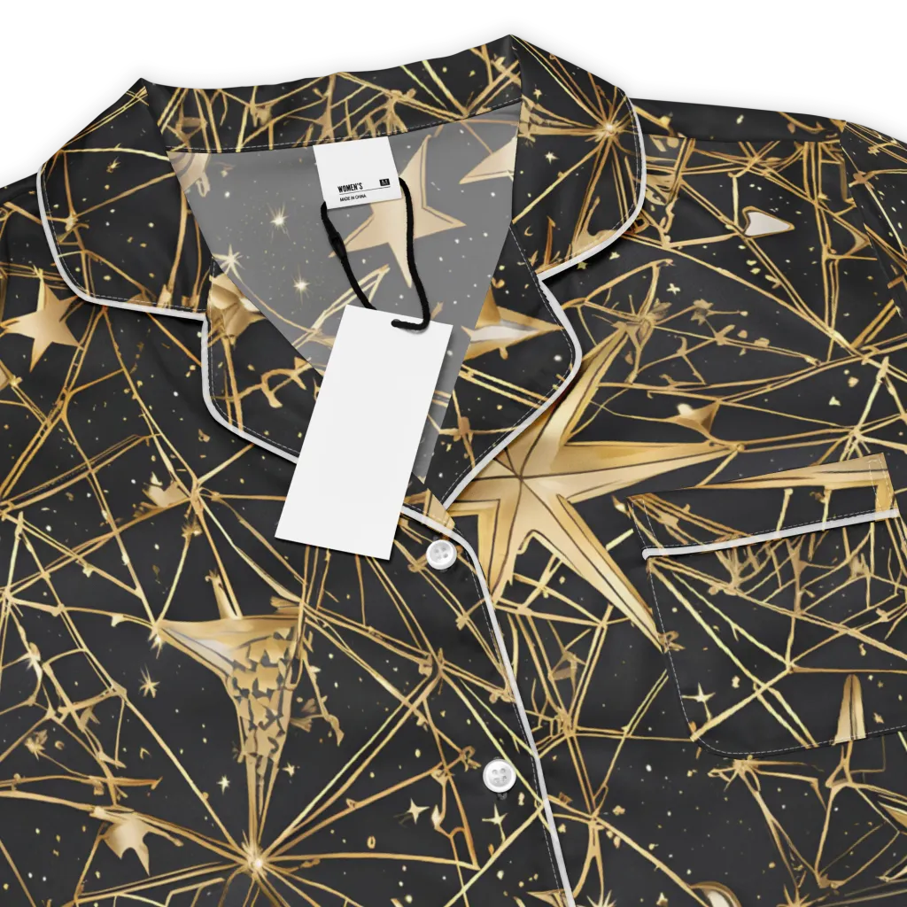 Midnight Orbit on Women's Short Sleeve Pajama Top — Product details