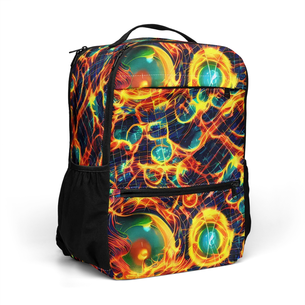 Inferno Grid on Utility Backpack — Right Front
