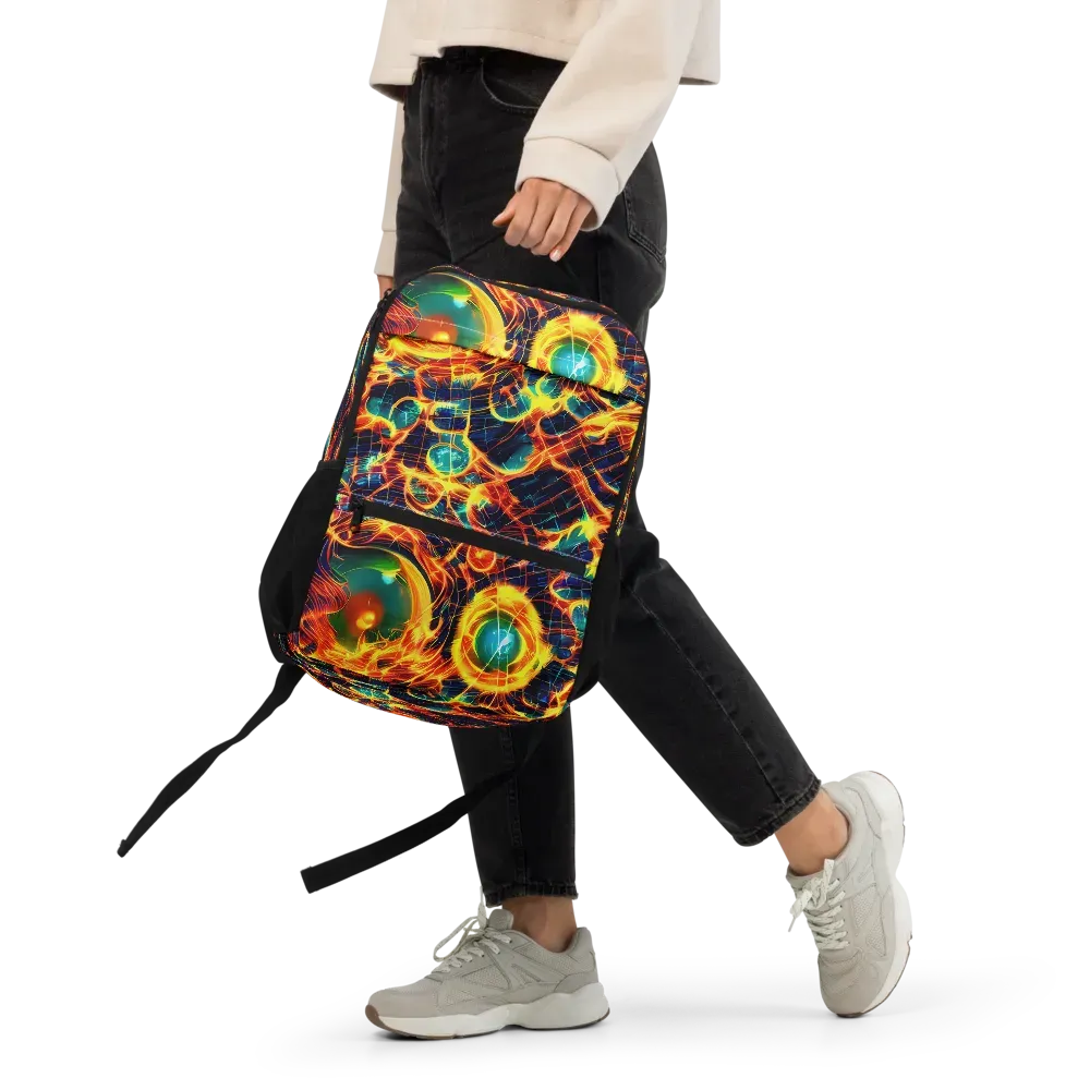 Inferno Grid on Utility Backpack — Front
