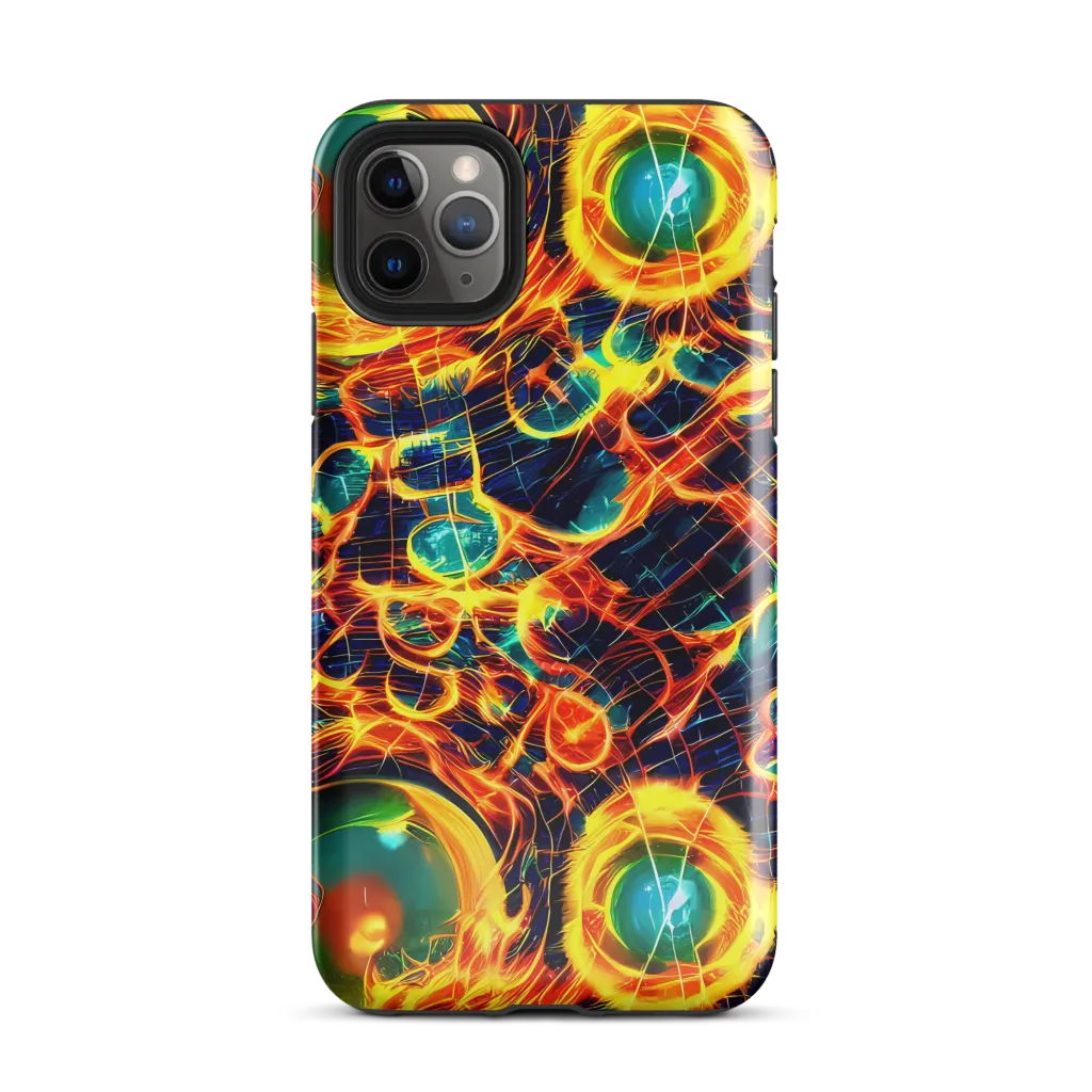 Inferno Grid on Tough Case for iPhone® — Front