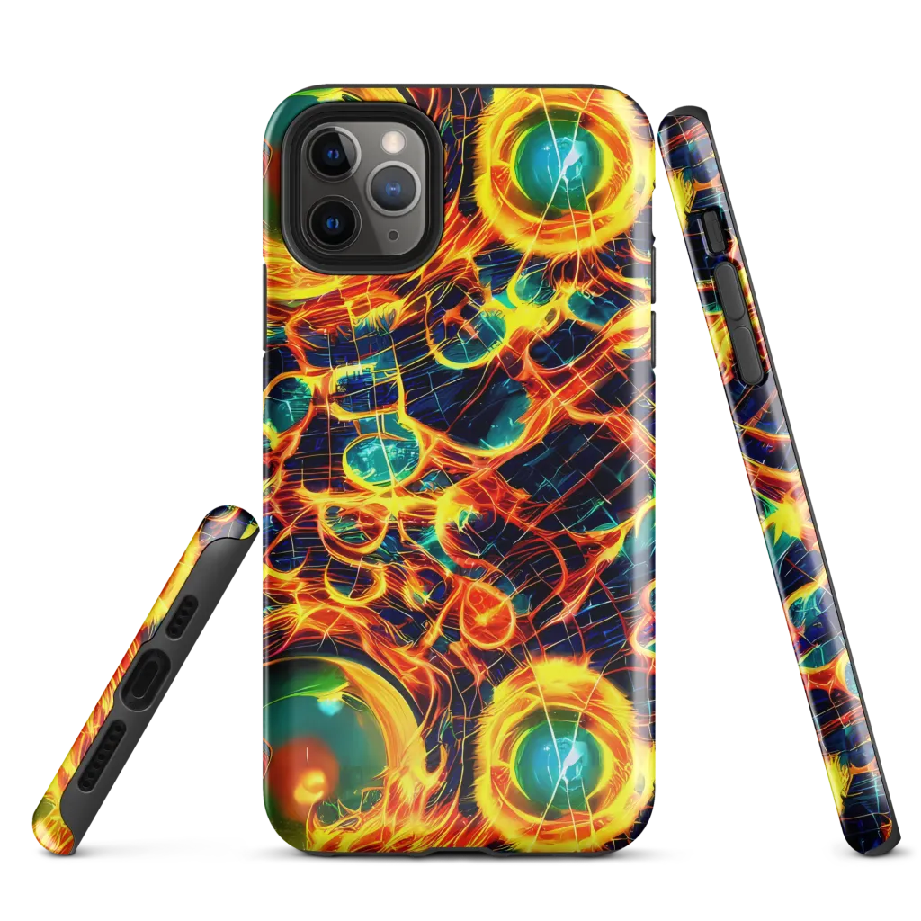 Inferno Grid on Tough Case for iPhone® — Front