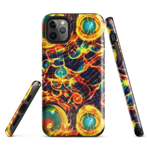 Inferno Grid on a Tough Case for iPhone®