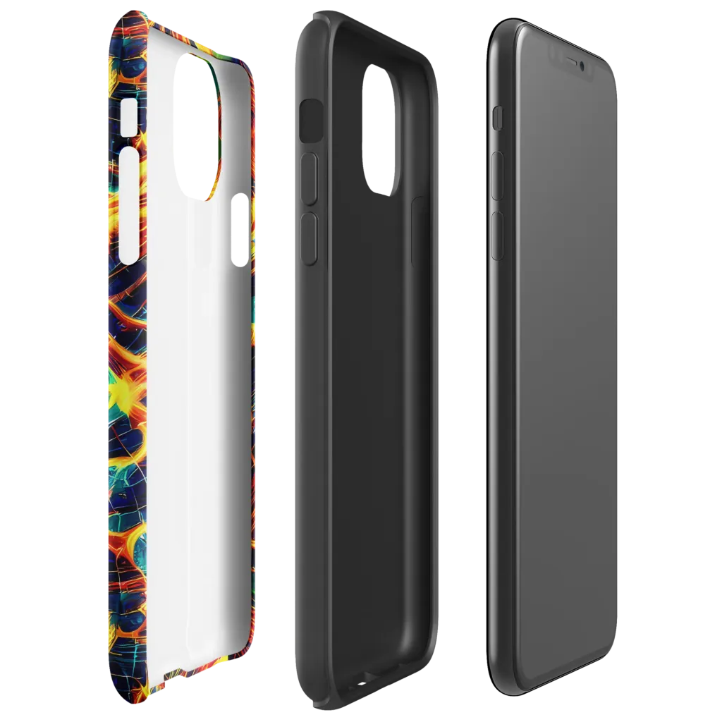 Inferno Grid on Tough Case for iPhone® — Right