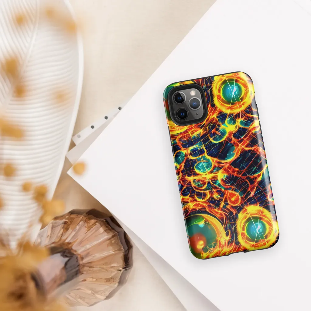 Inferno Grid on Tough Case for iPhone® — Front