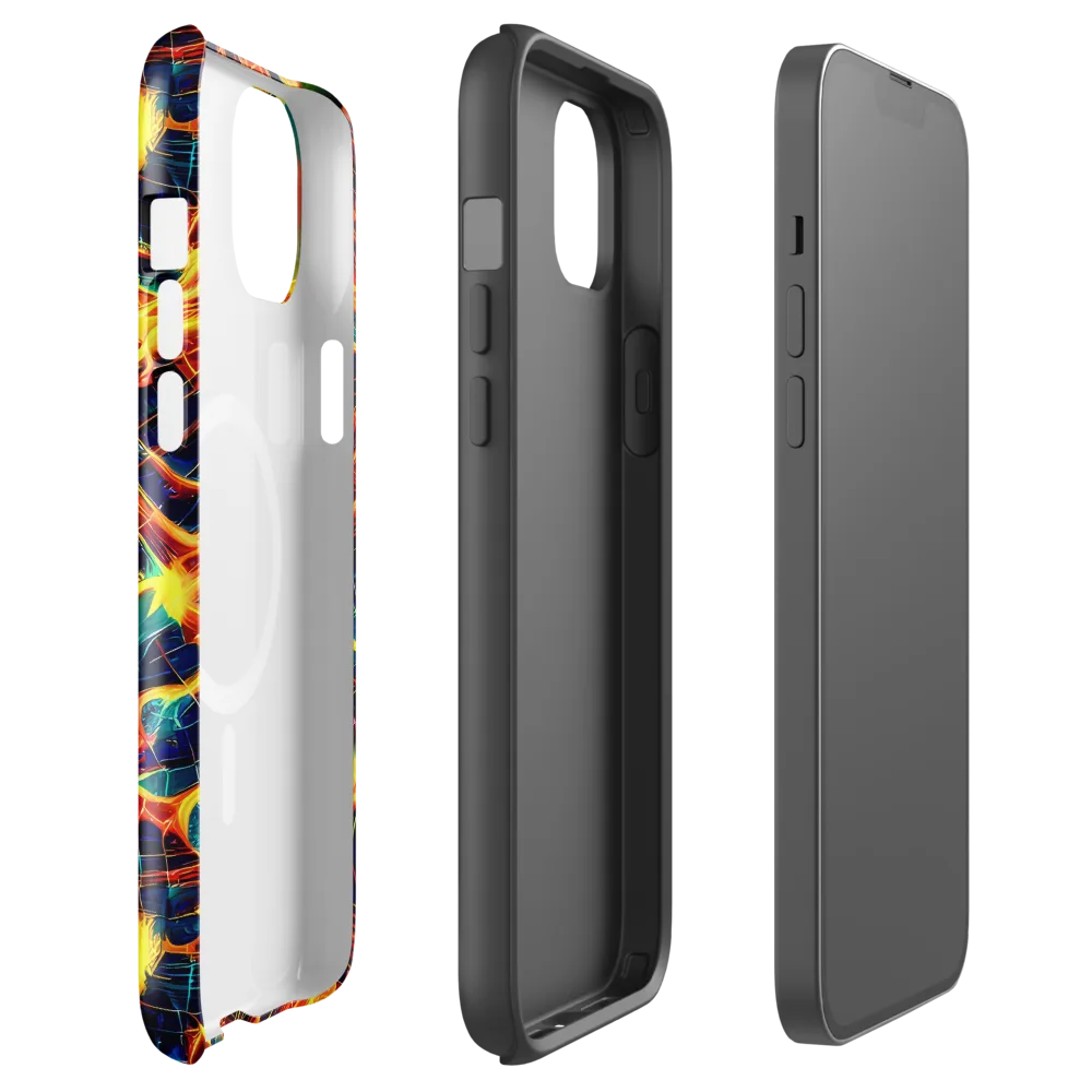 Inferno Grid on MagSafe Tough Case for iPhone® — Front
