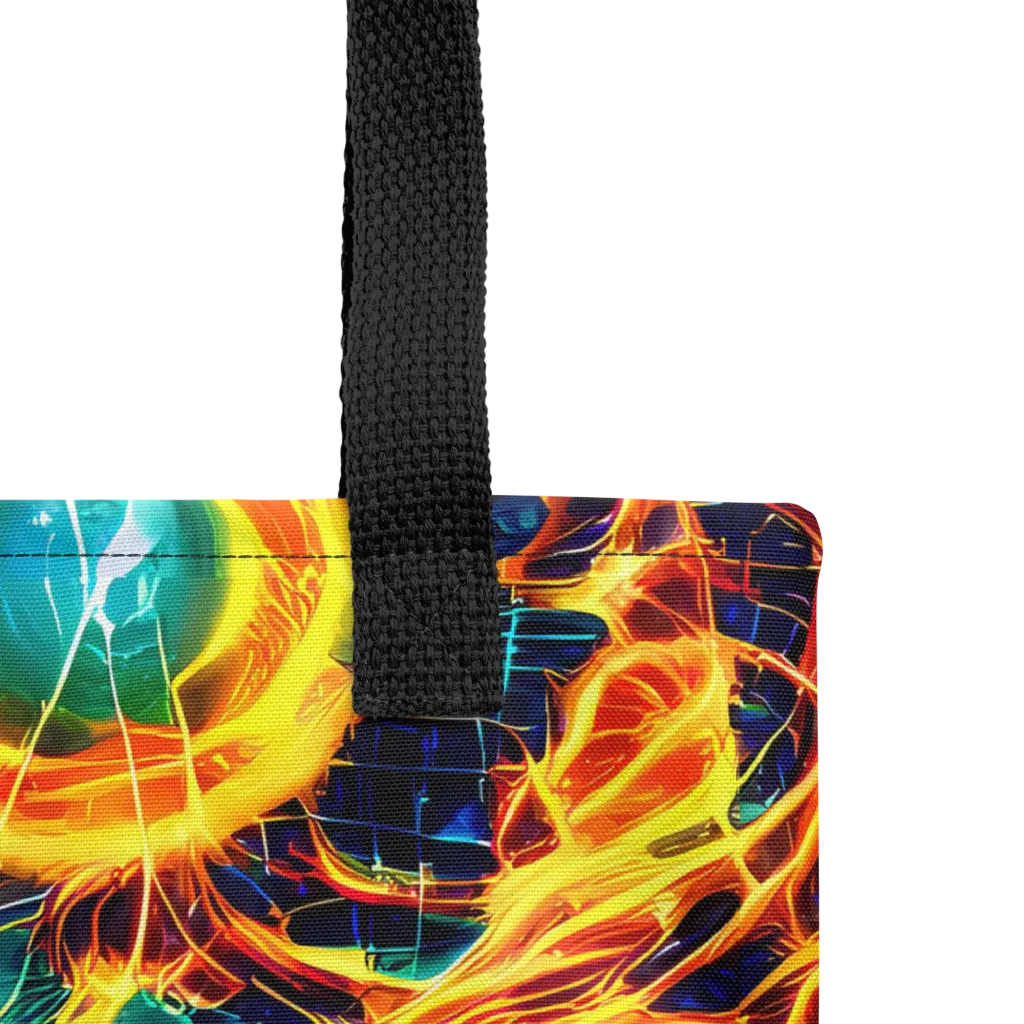 Inferno Grid on Tote Bag — Product details