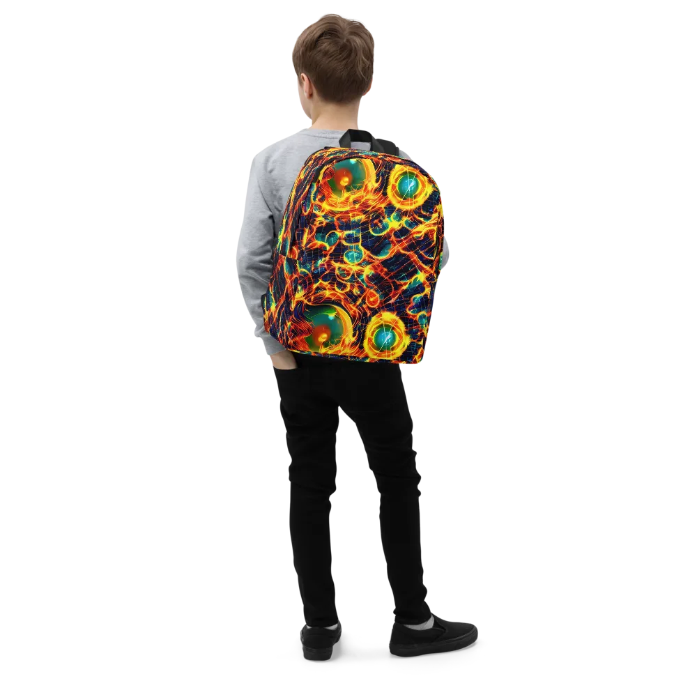 Inferno Grid on Minimalist Backpack — Right Front