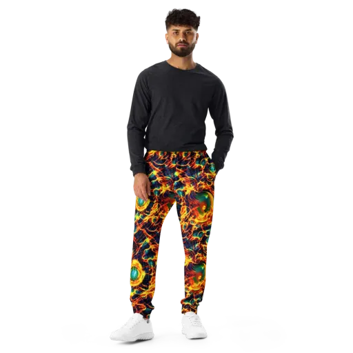Inferno Grid on a Men's Joggers