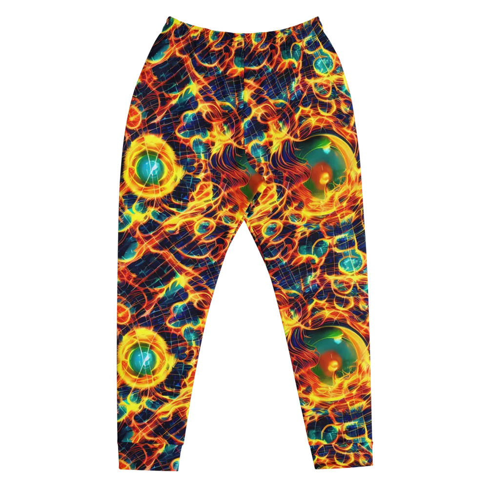 Inferno Grid on Men's Joggers — Front