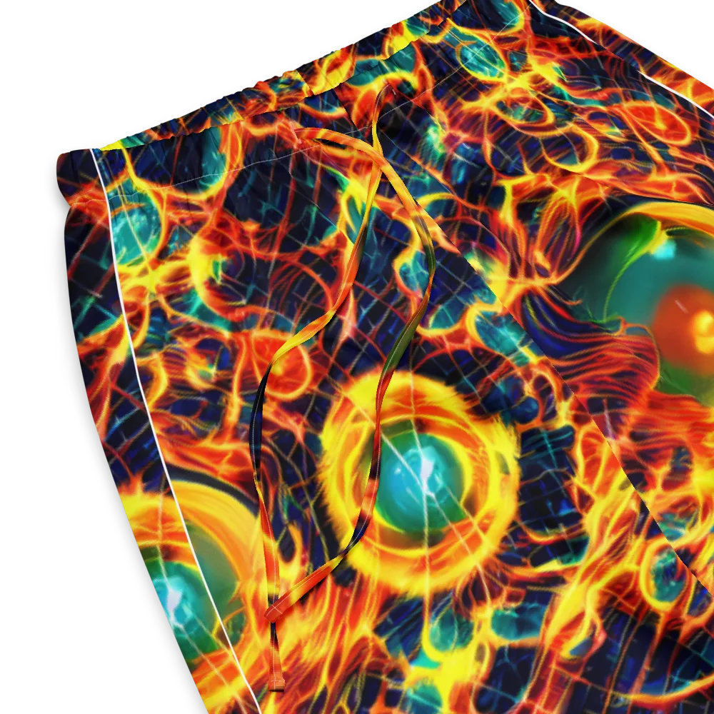 Inferno Grid on Women's Pajama Pants — Product details
