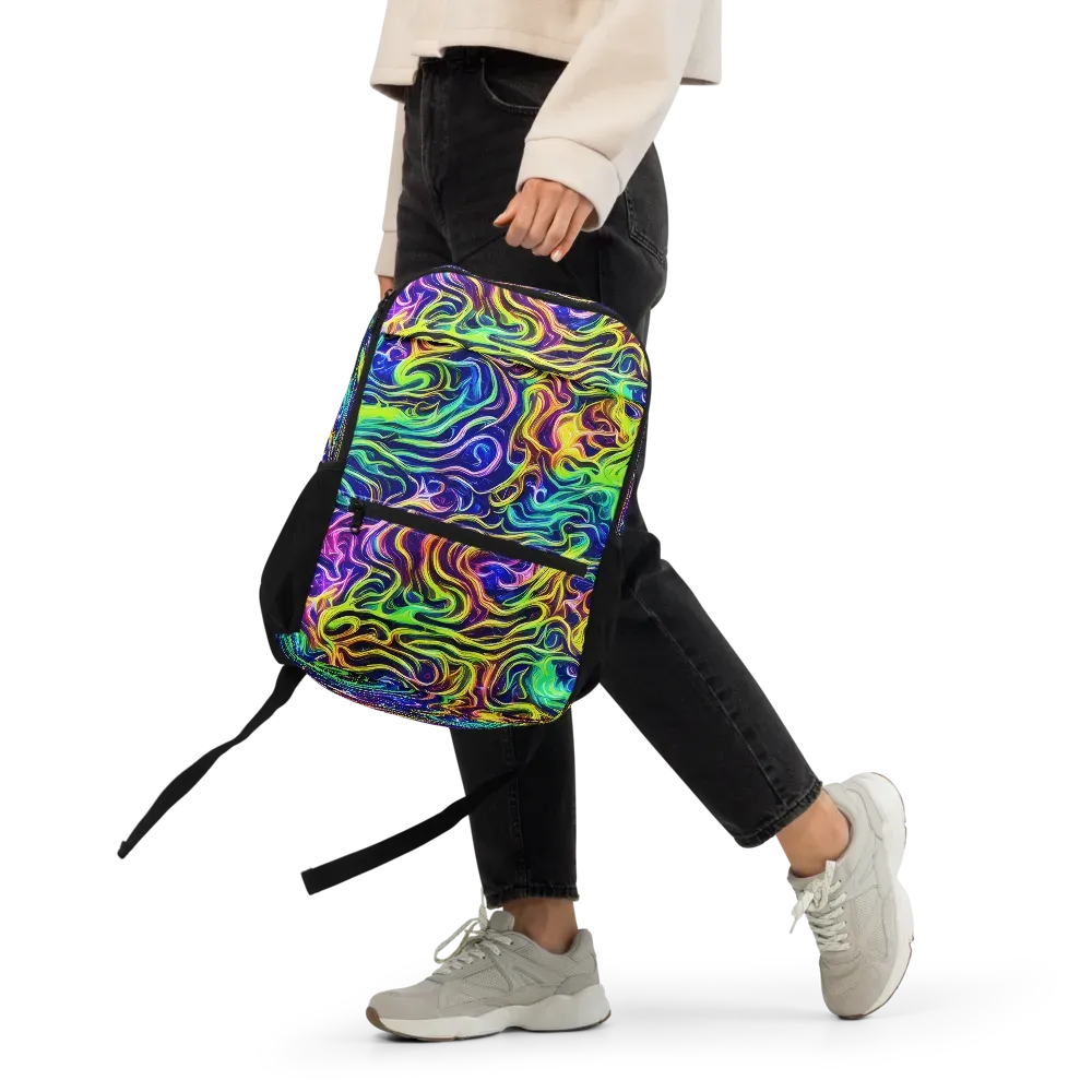 Acid Wave on Utility Backpack — Front