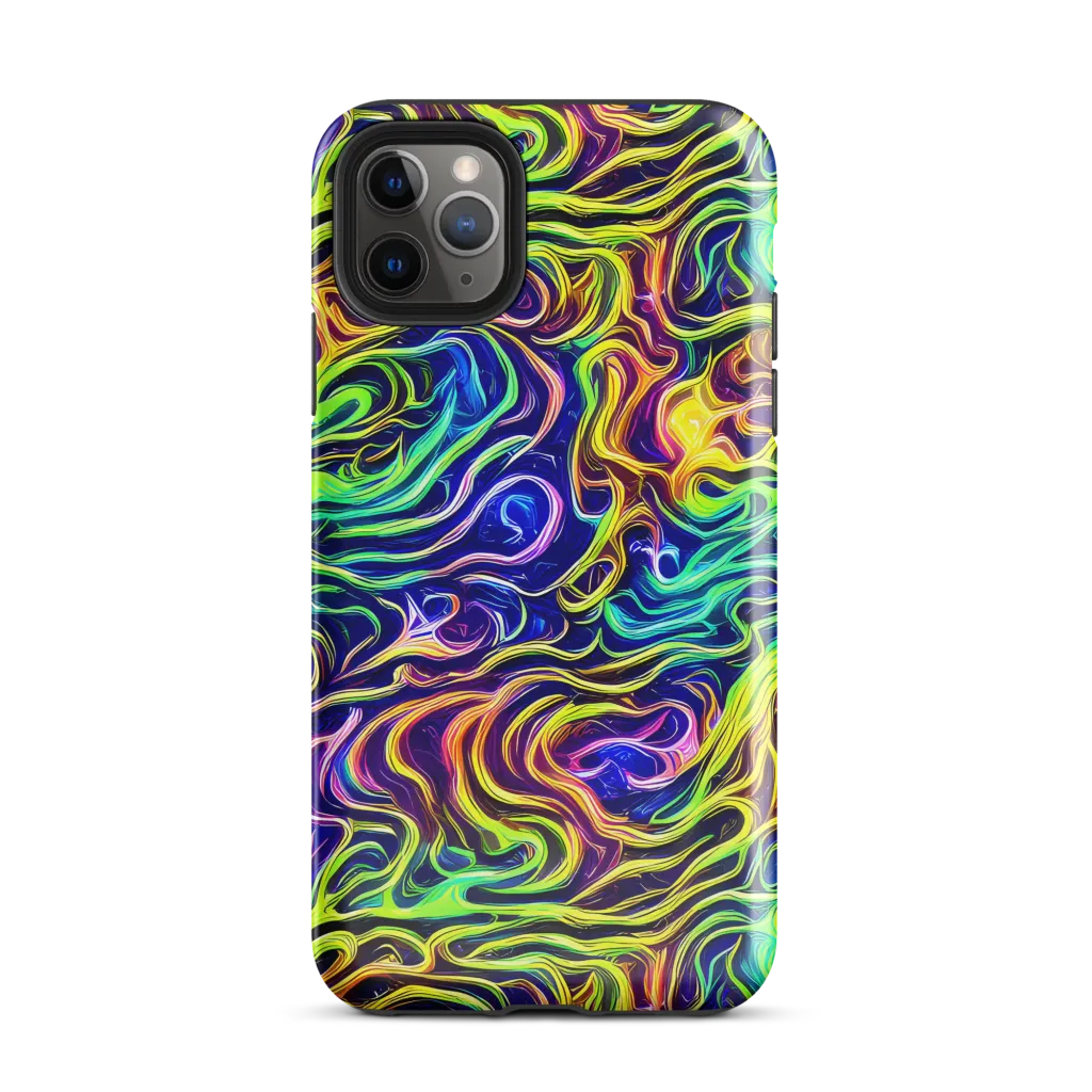 Acid Wave on Tough Case for iPhone® — Front