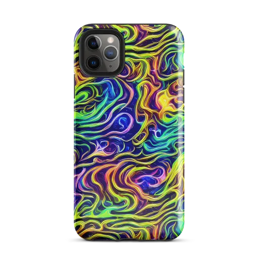 Acid Wave on a Tough Case for iPhone®