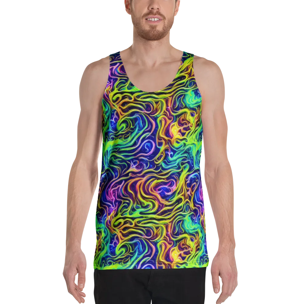 Acid Wave on Men's Tank Top — Front