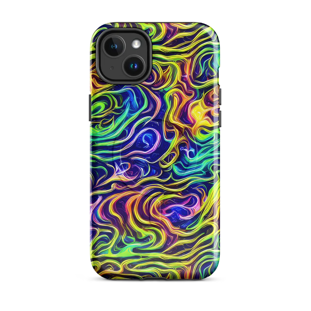 Acid Wave on MagSafe Tough Case for iPhone® — Front