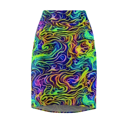 Acid Wave on a Pencil Skirt